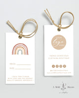 Boho Small Business Hang Tag | Boutique Clothing Tag Template