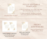 Pampas Grass Books for Baby Card | Book Request Insert Template