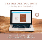 Burnt Orange Wedding Welcome Sign Template | Terracotta Wedding Welcome Poster