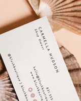 Boho Small Business Card | Dusty Rose Boutique Business Card Template