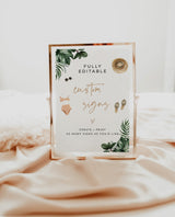 Tropical Bachelorette Party Sign | Beach Bachelorette Party Sign