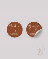 Small Business Thank You Sticker | Boho Business Package Sticker