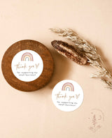 Small Business Thank You Sticker | Boho Business Package Sticker