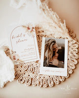 Bohemian Bridal Shower Invitation | Minimalist Bridal Shower Invite