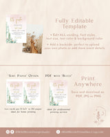 Fiesta Baby Shower Editable Invitation Template | Southwestern Shower