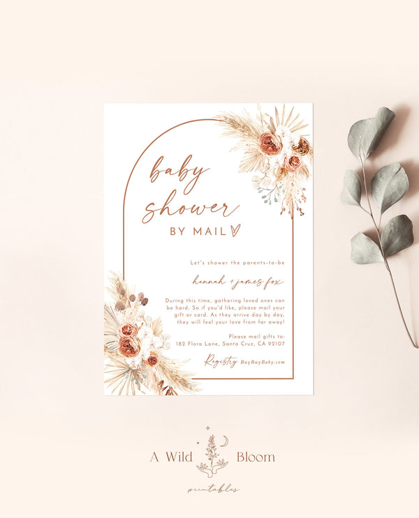 Baby Shower By Mail Invite | Girl Baby Shower 