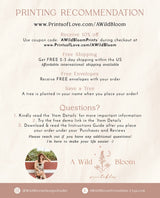 Terracotta Wedding Invitation Template | Minimalist Wedding Invite