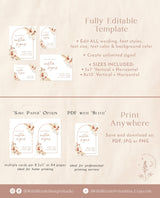 Pampas Grass Custom Sign Template | Terracotta Wedding Custom Sign