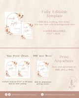 Cards and Gifts Sign | Minimalist Wedding Sign Template
