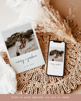 Minimalist Wedding Invitation Template | Editable Minimalist Wedding Invite