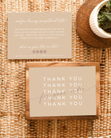 Beige Small Business Thank You Card | Boho Boutique Thank You Template