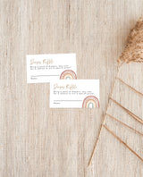 Diaper Raffle Card Template | Gender Neutral Diaper Raffle Ticket