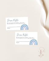 Diaper Raffle Card Template | Gender Neutral Diaper Raffle Ticket