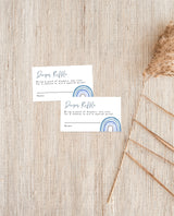 Diaper Raffle Card Template | Gender Neutral Diaper Raffle Ticket