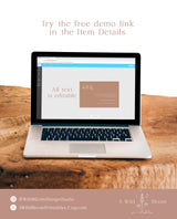 Minimalist Details Card | Modern Wedding Details Insert