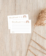 Rainbow Advice for Parents Card Shower | Advice for Mommy