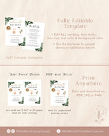 Tropical Bachelorette Party Invitation | Tropical Bachelorette Itinerary
