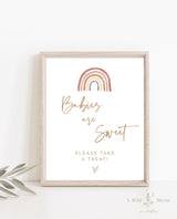 Babies Are Sweet Shower Sign | Rainbow Baby Shower Sign