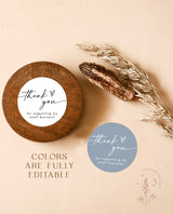 Small Business Thank You Sticker | Boho Business Package Sticker