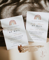 Rainbow Baby Shower Invitation | Gender Neutral Shower Invite