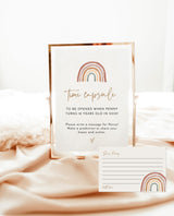 Rainbow Time Capsule Sign | Rainbow Baby Shower