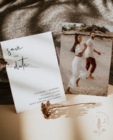 Photo Save the Date Template | Minimalist Save the Date Template