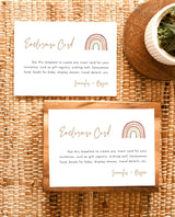 Rainbow Enclosure Card | Books for Baby Card