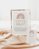 Guess the Baby Food Game | Rainbow Baby Shower Game