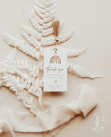Rainbow Thank You Tags | Baby Shower Favor Tag