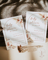 Baby Shower By Mail Invite | Girl Baby Shower