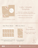Modern Small Business Card Template | Boutique Business Card Template