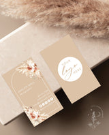 Modern Small Business Card Template | Boutique Business Card Template