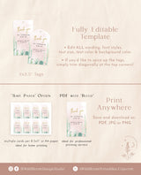 Bridal Shower Thank You Tag | Girl Baby Shower Favor Tag