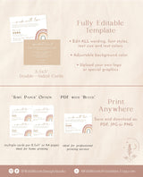 Rainbow Thank You Care Card | Boho Rainbow Product Care Card