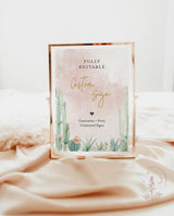 Fiesta Baby Shower Signage | Fiesta Bridal Shower Sign
