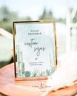 Fiesta Baby Shower Signage | Boy Baby Shower Signs