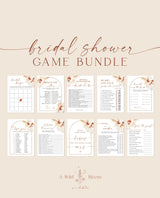 Bridal Shower Games Bundle | Boho Bridal Shower Games