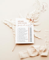 Bridal Shower Games Bundle | Boho Bridal Shower Games