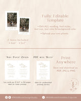 Photo Elopement Announcement | Photo Wedding Announcement