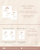 Babies Are Sweet Shower Sign | Rainbow Baby Shower Sign