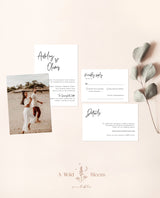 Minimalist Wedding Invitation Suite | Minimalist Wedding Invite