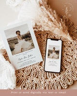 Graduation Party Invitation Template | Minimalist Graduation Announcement