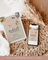 Tropical Bachelorette Party Invite | Pam Springs Bachelorette Party