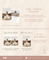 Graduation Party Invitation Template | Minimalist Graduation Announcement