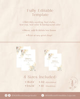 Pampas Grass Bridal Shower Welcome Sign | Wedding Welcome Sign