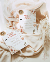 Tropical Bachelorette Party Invitation | Tropical Bachelorette Itinerary