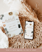 Tropical Bachelorette Party Editable Invitation | Tropical Bachelorette Itinerary