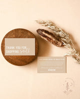 Boho Small Business Thank You Card | Editable Thank You Card Template