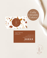 Terracotta Small Business Card | Boutique Business Card Template