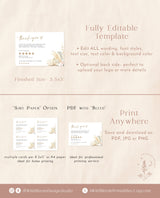 Pampas Grass Small Business Thank You Card | Boutique Thank You Template